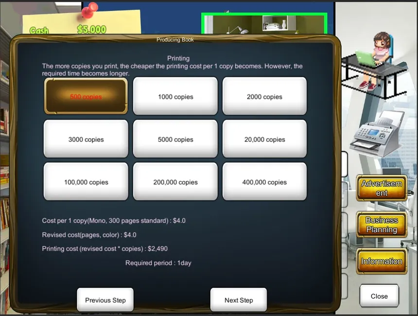 Скриншот 4 к игре Publisher Tycoon
