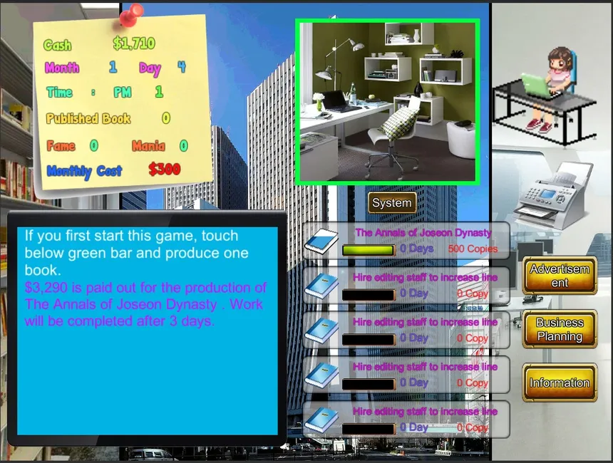 Скриншот 6 к игре Publisher Tycoon