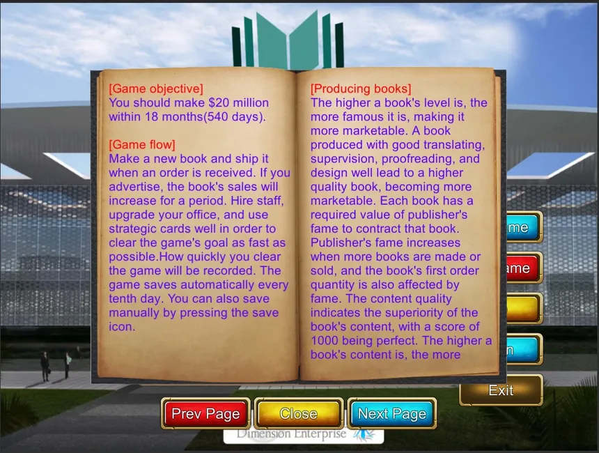 Скриншот 7 к игре Publisher Tycoon