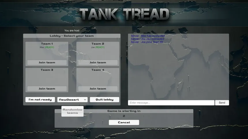 Скриншот 1 к игре Tank Tread