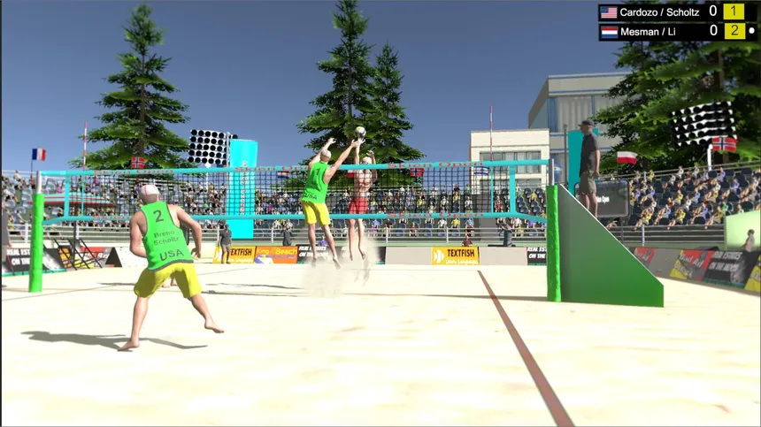 Скриншот 1 к игре Volleyball Unbound