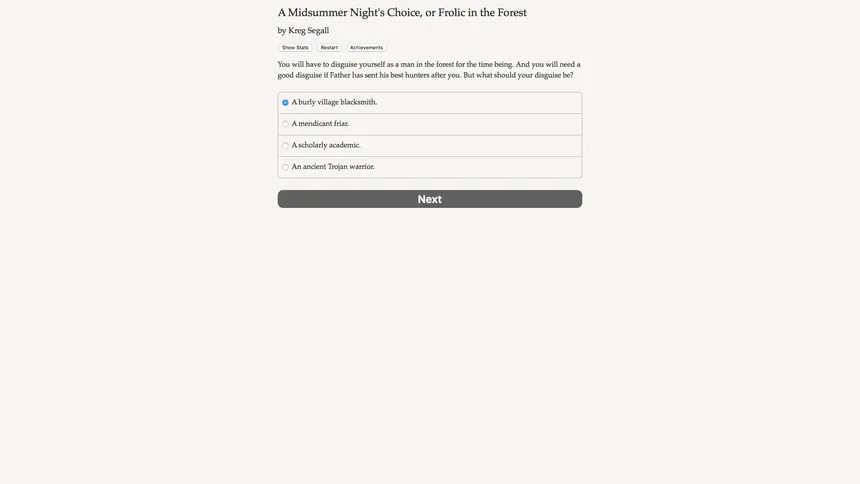 Скриншот 4 к игре A Midsummer Night's Choice