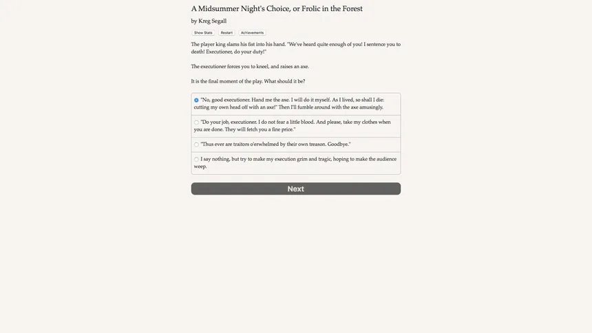 Скриншот 5 к игре A Midsummer Night's Choice