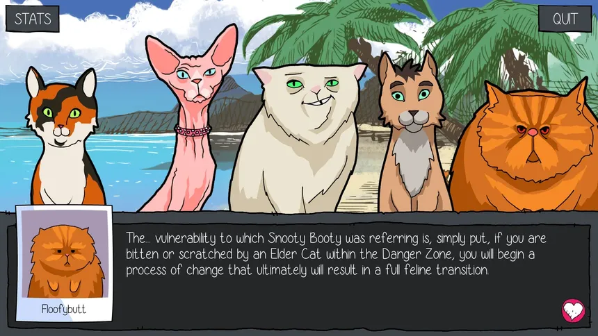Скриншот 1 к игре Purrfect Date - Visual Novel/Dating Simulator