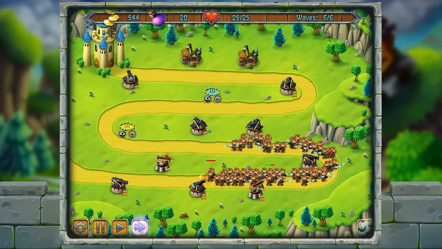 Скриншот 1 к игре Medieval Defenders