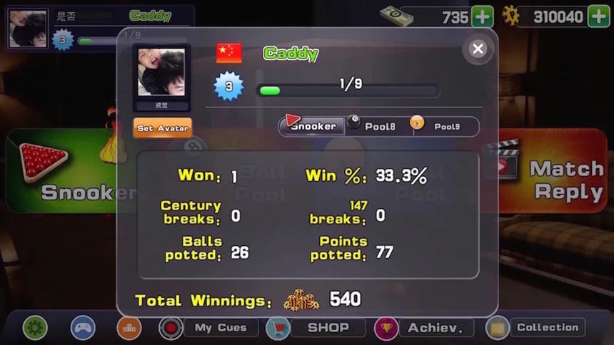 Скриншот 5 к игре SnookerWorld