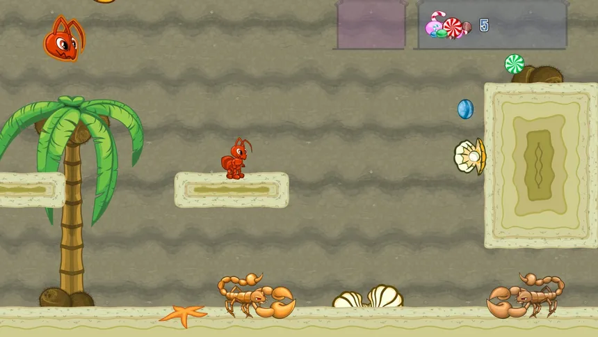 Скриншот 1 к игре Ant-gravity: Tiny's Adventure