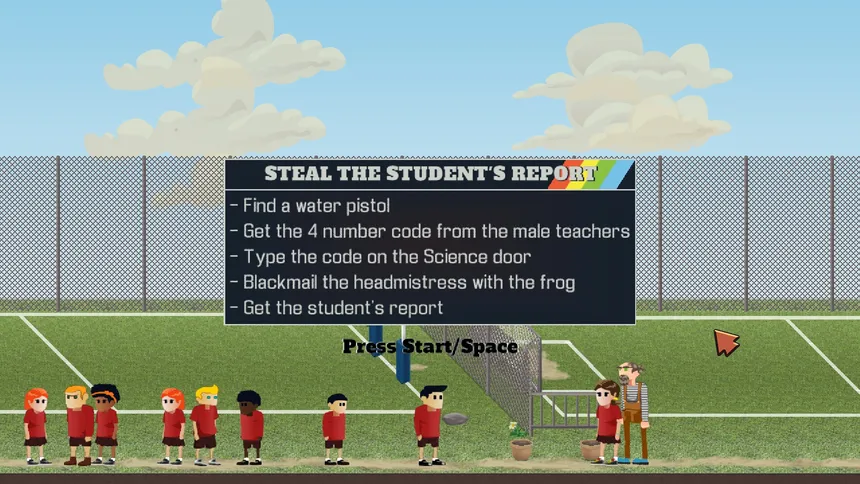 Скриншот 1 к игре Skool Daze Reskooled