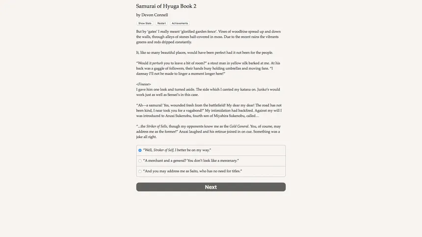 Скриншот 1 к игре Samurai of Hyuga Book 2