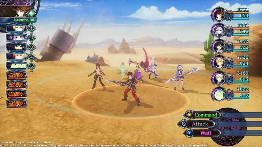 Скриншот 1 к игре Fairy Fencer F Advent Dark Force