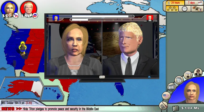 Скриншот 8 к игре The Race for the White House 2016