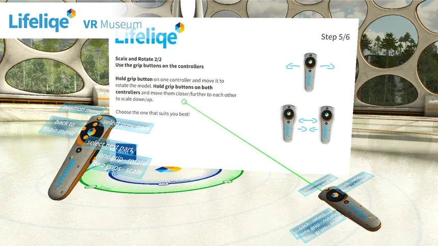Скриншот 3 к игре Lifeliqe VR Museum