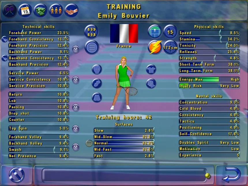 Скриншот 1 к игре Tennis Elbow Manager