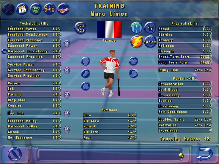 Скриншот 2 к игре Tennis Elbow Manager
