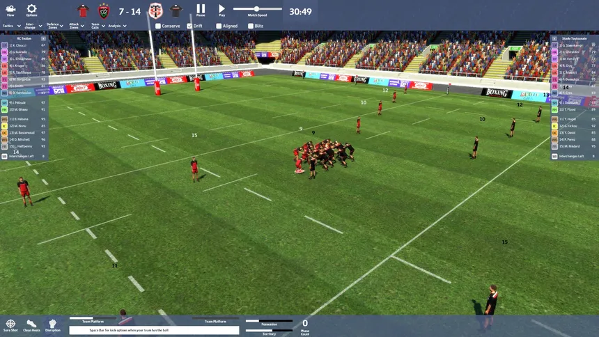 Скриншот 6 к игре Rugby Union Team Manager 2017