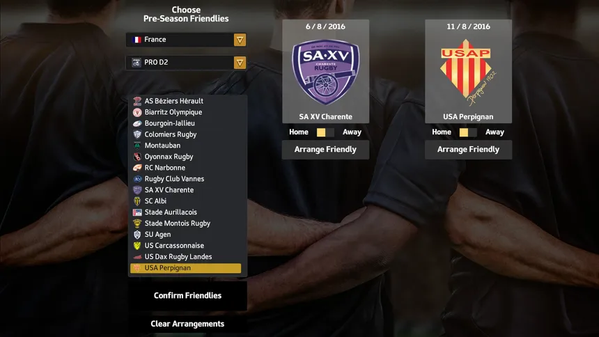 Скриншот 7 к игре Rugby Union Team Manager 2017