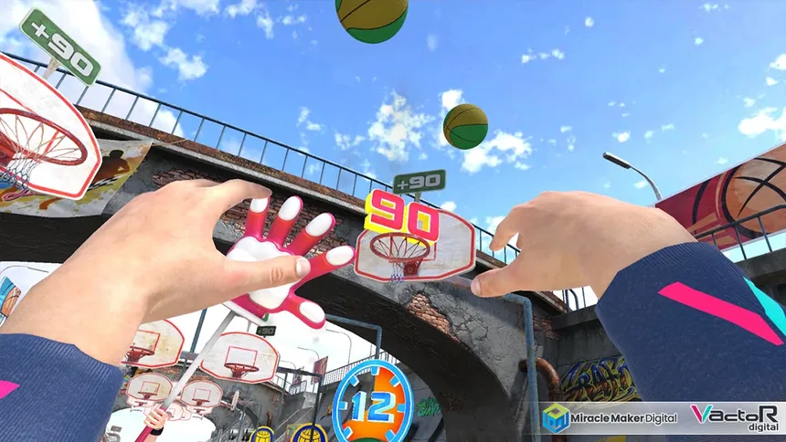 Скриншот 1 к игре Basketball Babe VR