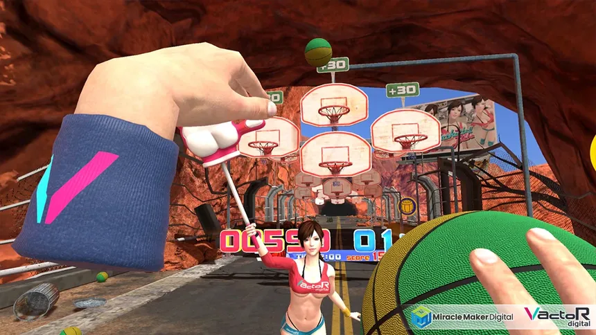 Скриншот 6 к игре Basketball Babe VR