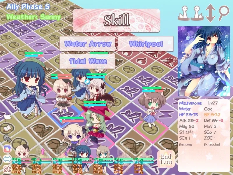 Скриншот 3 к игре Moékuri: Adorable + Tactical SRPG