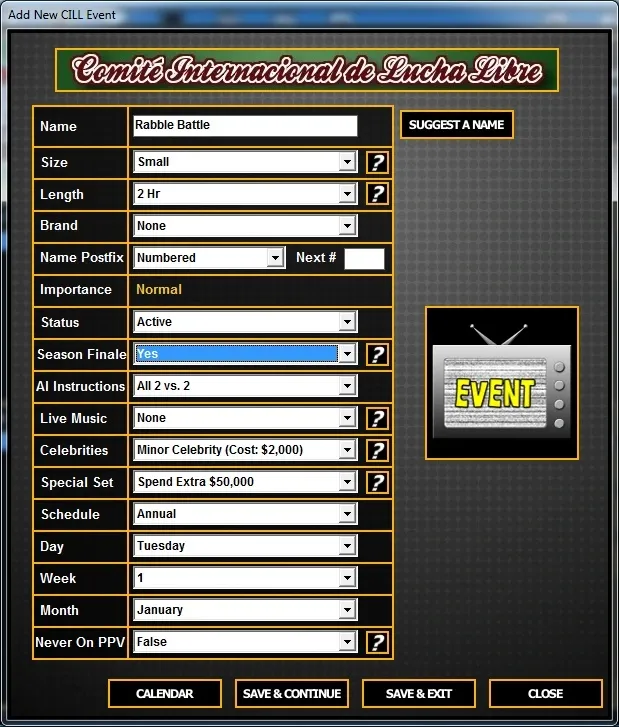 Скриншот 4 к игре Total Extreme Wrestling 2013
