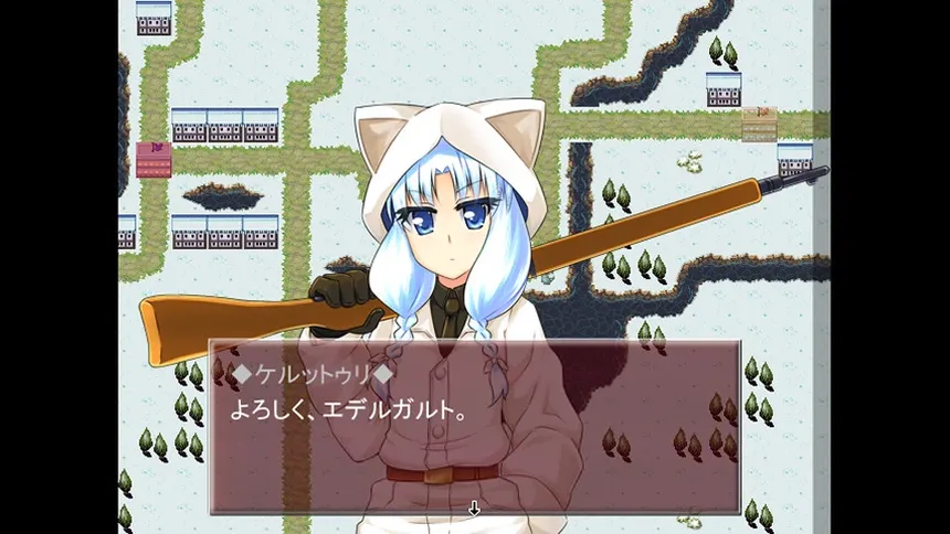 Скриншот 6 к игре HEBEREKE!: March! Red Army Girls' Brigade
