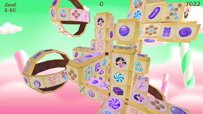 Скриншот 8 к игре Sweet Candy Mahjong