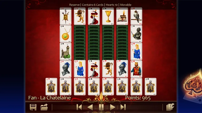 Скриншот 1 к игре Solitaire 220 Plus
