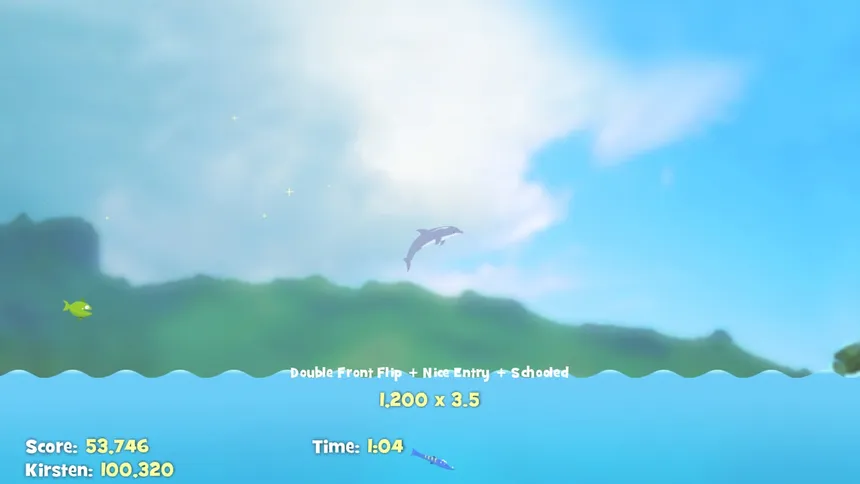 Скриншот 1 к игре Dolphin Up