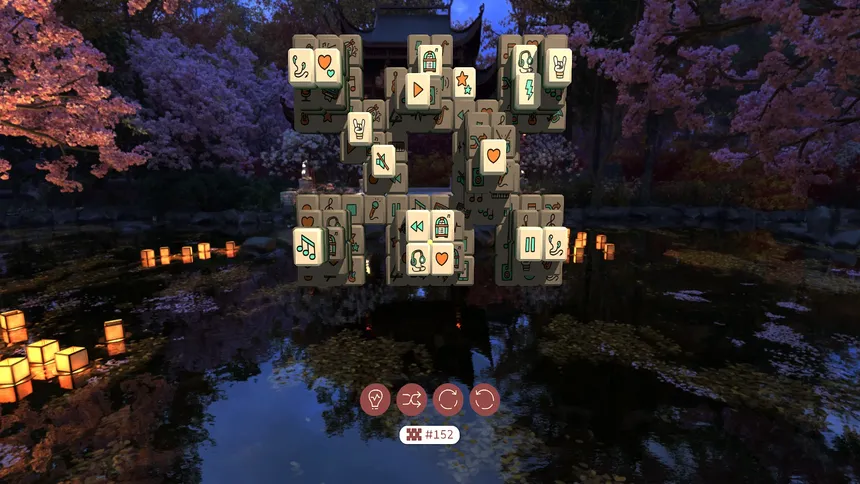 Скриншот 4 к игре Relaxing VR Games: Mahjong
