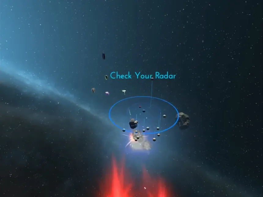 Скриншот 3 к игре Asteroid Blaster VR