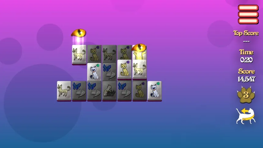 Скриншот 1 к игре Meow-Jong Solitaire