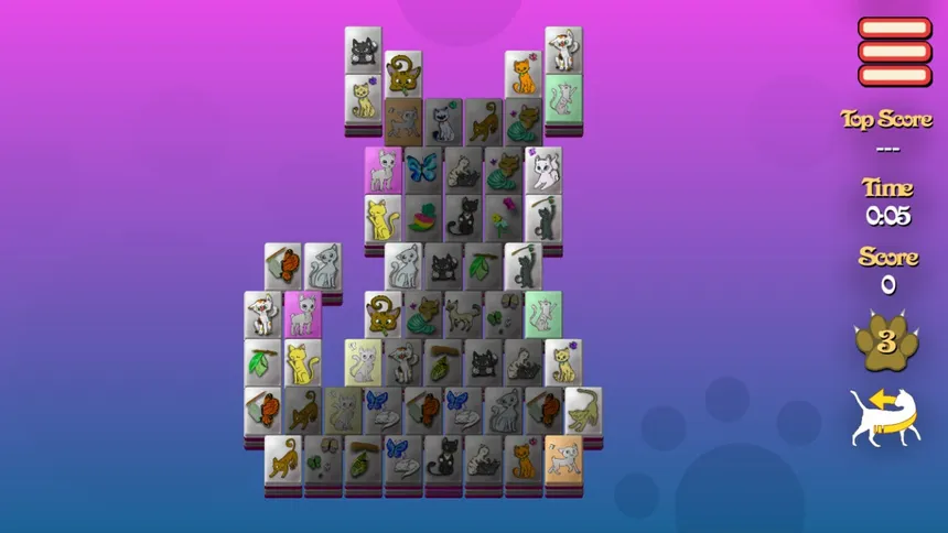 Скриншот 5 к игре Meow-Jong Solitaire