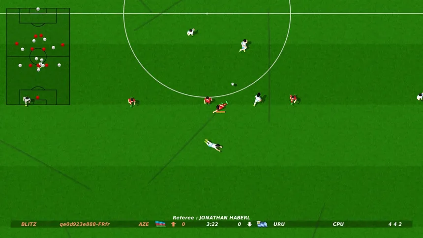 Скриншот 3 к игре Dino Dini's Kick Off Revival - Steam Edition