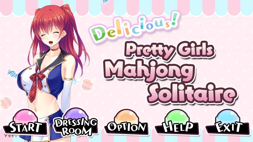 Скриншот 1 к игре Delicious! Pretty Girls Mahjong Solitaire