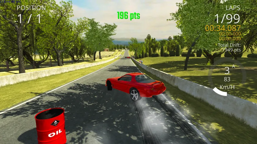 Скриншот 3 к игре Drift GEAR Racing Free