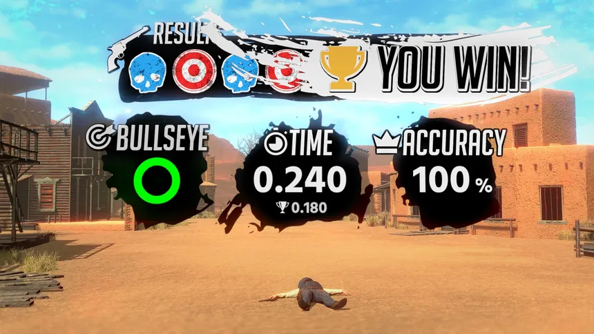 Скриншот 1 к игре Cold Iron - Quick Draw Western Duels