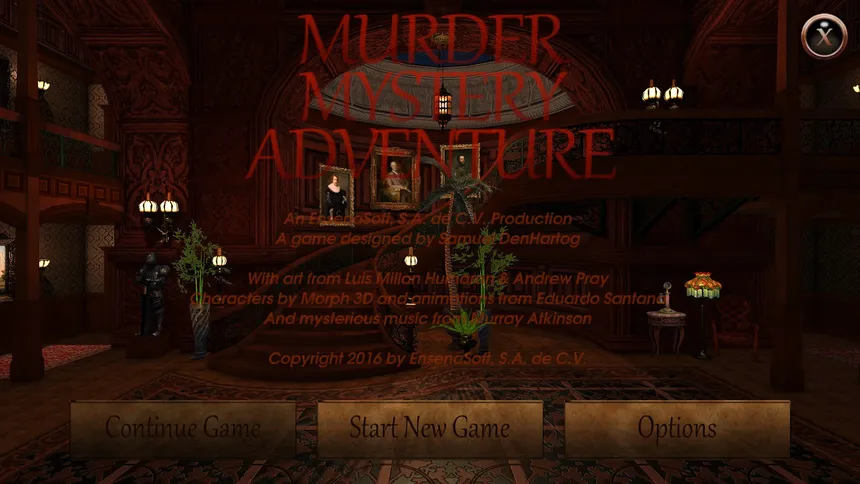 Скриншот 1 к игре Murder Mystery Adventure