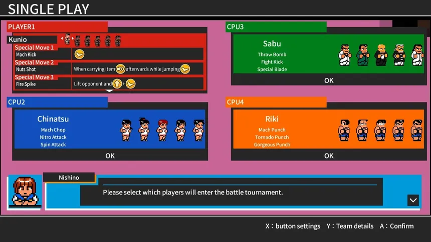 Скриншот 7 к игре River City Melee : Battle Royal Special