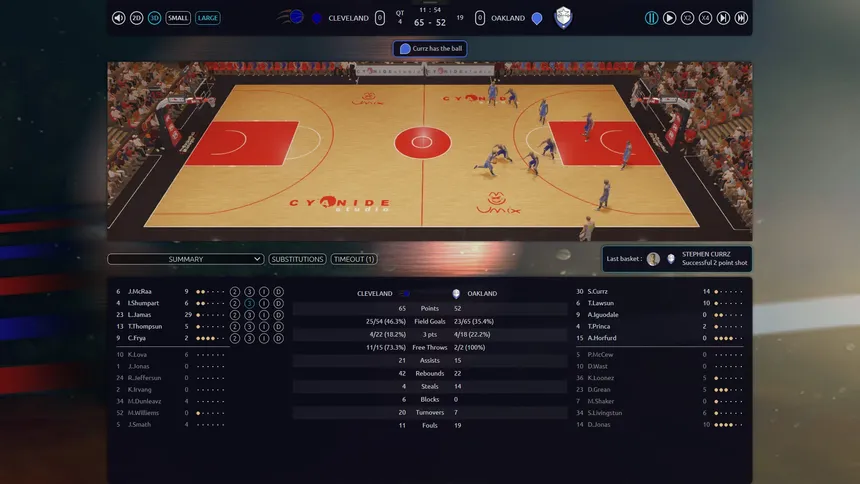 Скриншот 7 к игре Pro Basketball Manager 2017