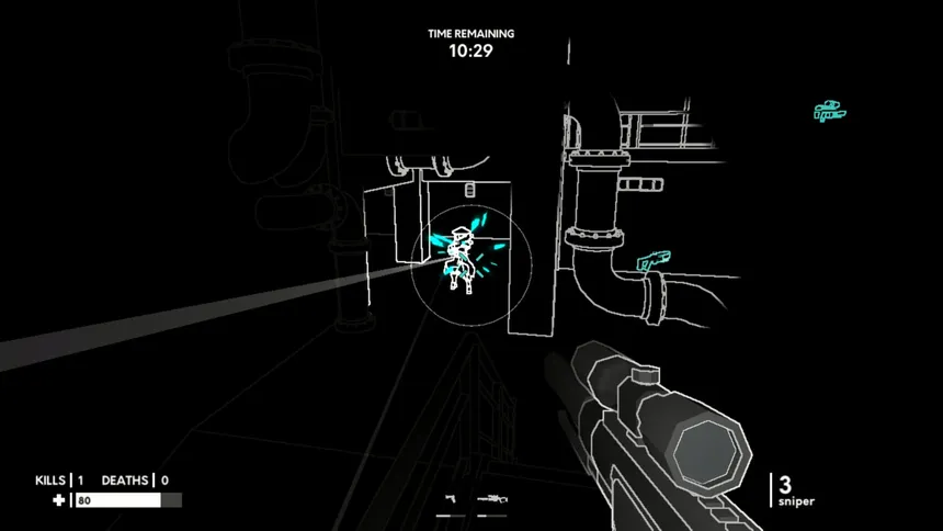 Скриншот 4 к игре Muffled Warfare - Echolocation Shooter