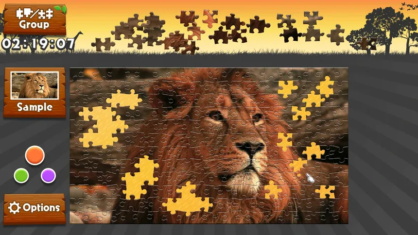 Скриншот 1 к игре Wild Animals - Animated Jigsaws