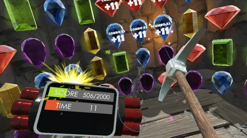 Скриншот 4 к игре Fatal Gem VR(The First Match-3 VR Game)