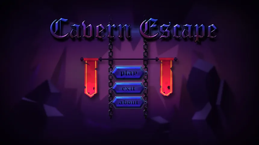 Скриншот 1 к игре Cavern Escape Extremely Hard game!!!