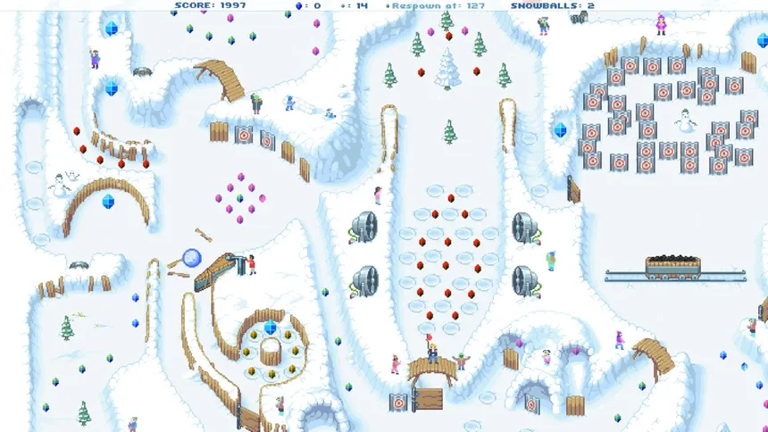Скриншот 3 к игре Snowball!