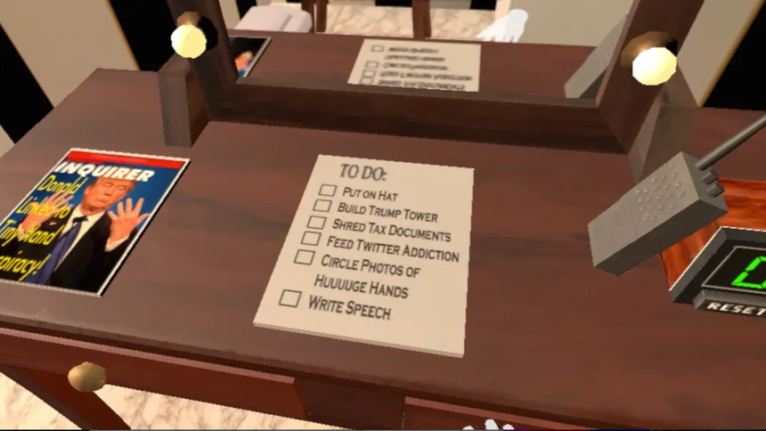 Скриншот 1 к игре Trump Simulator VR