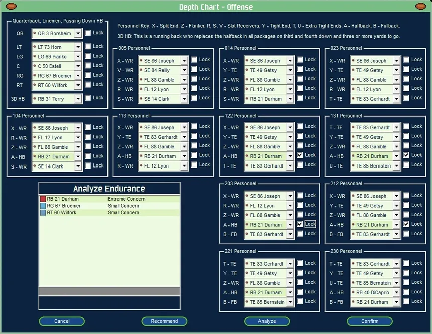 Скриншот 5 к игре Front Office Football Eight