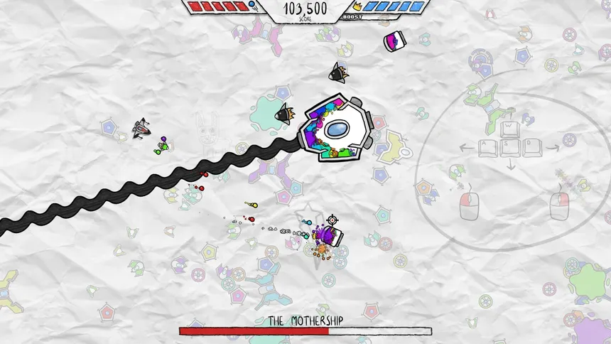 Скриншот 1 к игре Scribble Ships