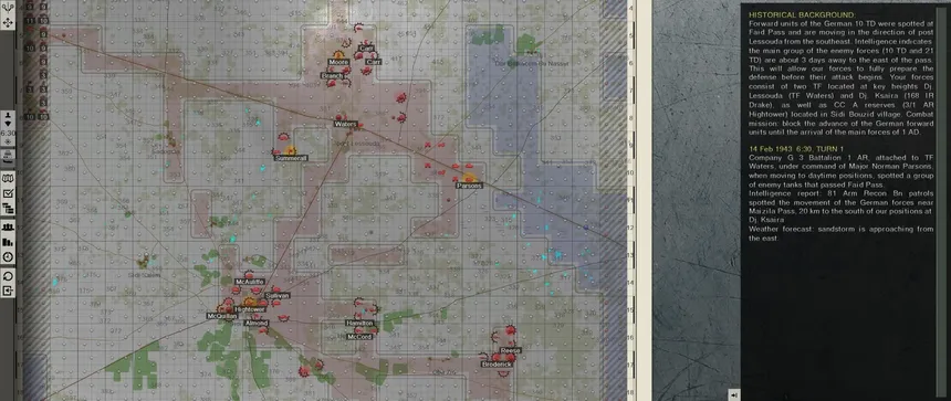 Скриншот 2 к игре Graviteam Tactics: Tunisia 1943