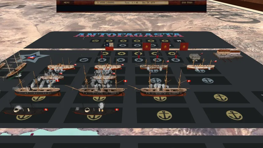 Скриншот 2 к игре Ironclads 2: War of the Pacific