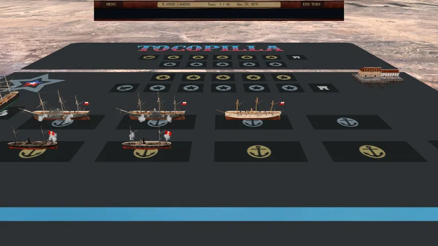 Скриншот 7 к игре Ironclads 2: War of the Pacific